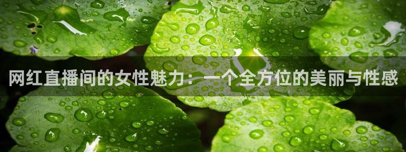 玩球直播官网下载：网红直播间的女性魅力：一个全方位的美丽与性感