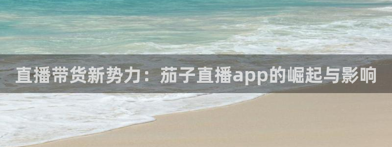 玩球直播wqzb：直播带货新势力：茄子直播app的崛起与影响